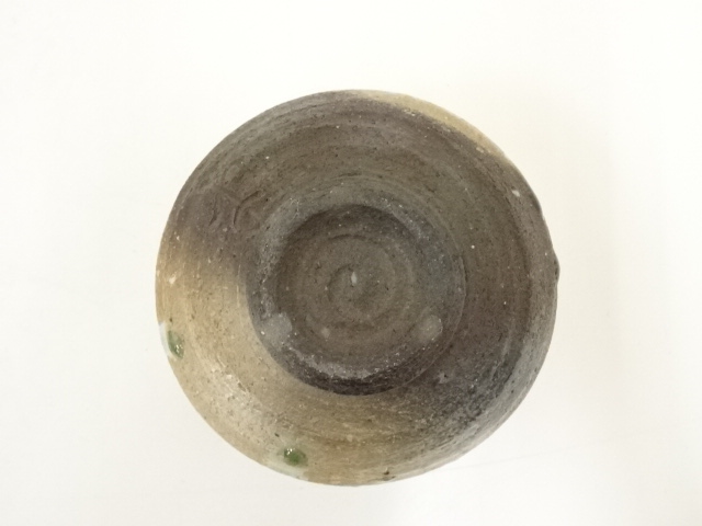 茶道具 水指 塩窯彩 耳付 松尾潤 共箱 武雄市 唐津 現代陶芸 工芸品 茶会 茶道具 水指 塩窯彩 耳付 松尾潤 共箱 武雄市 唐津 現代陶芸